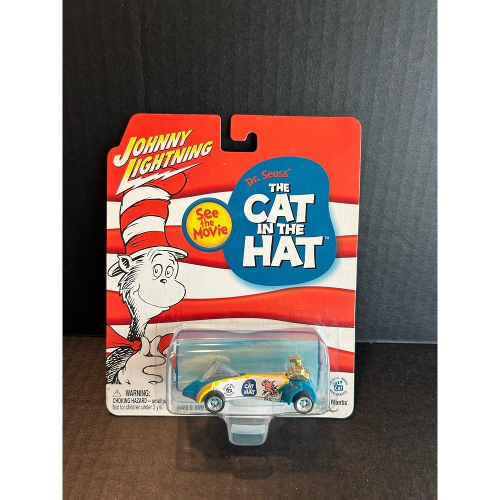 Johnny Lightning Action Figure Cat in the Hat Racer 2003 Vintage Brand New‎ Box